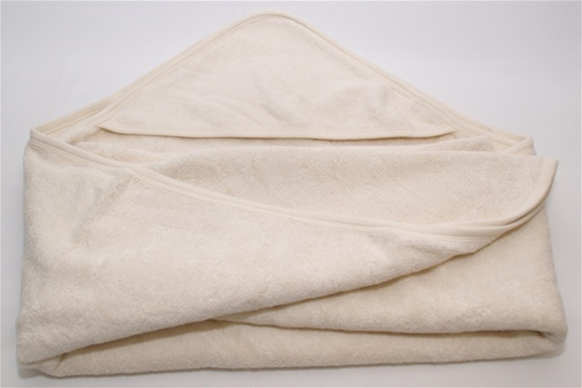 Naturel badcape / babyhanddoek 