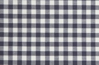 India Ink/Wit ruitje poplin (SALE)