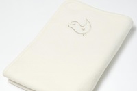 Fleece blanket natural