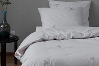 Fjer Silver duvet cover percal