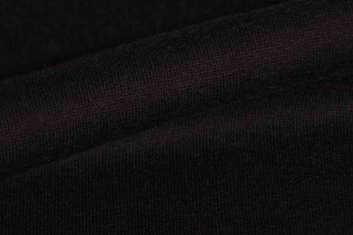 Zwarte sweaterstof 