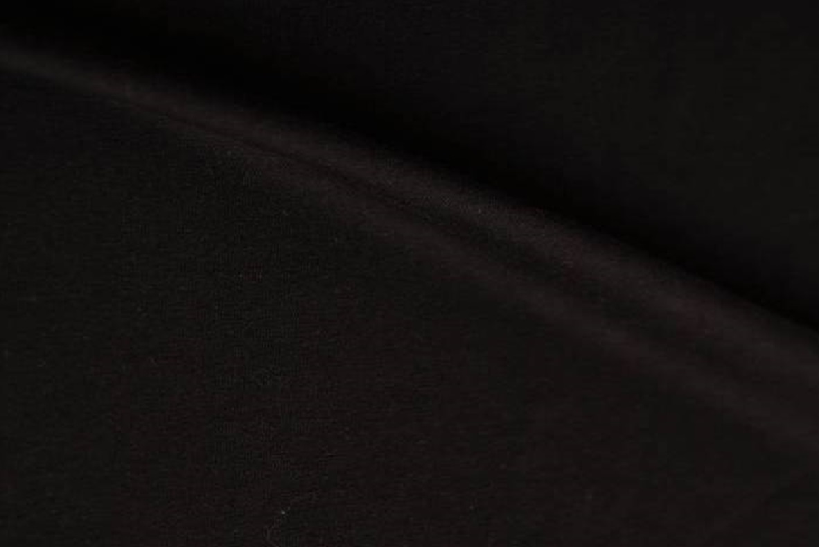 Black stretch jersey (heavy) 
