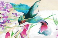 Hummingbird poplin (SALE)