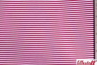 Red White striped wristband fabric (elastane)-2