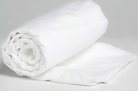 Pure White fitted sheet jersey