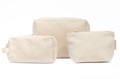 Natural Make-up bag rectangle - Small 