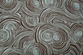 Let it Grow (Brown-Aqua) twill (breedte 228 cm) (SALE) 