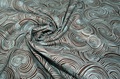 Let it Grow (Brown-Aqua) twill (breedte 228 cm) (SALE) 