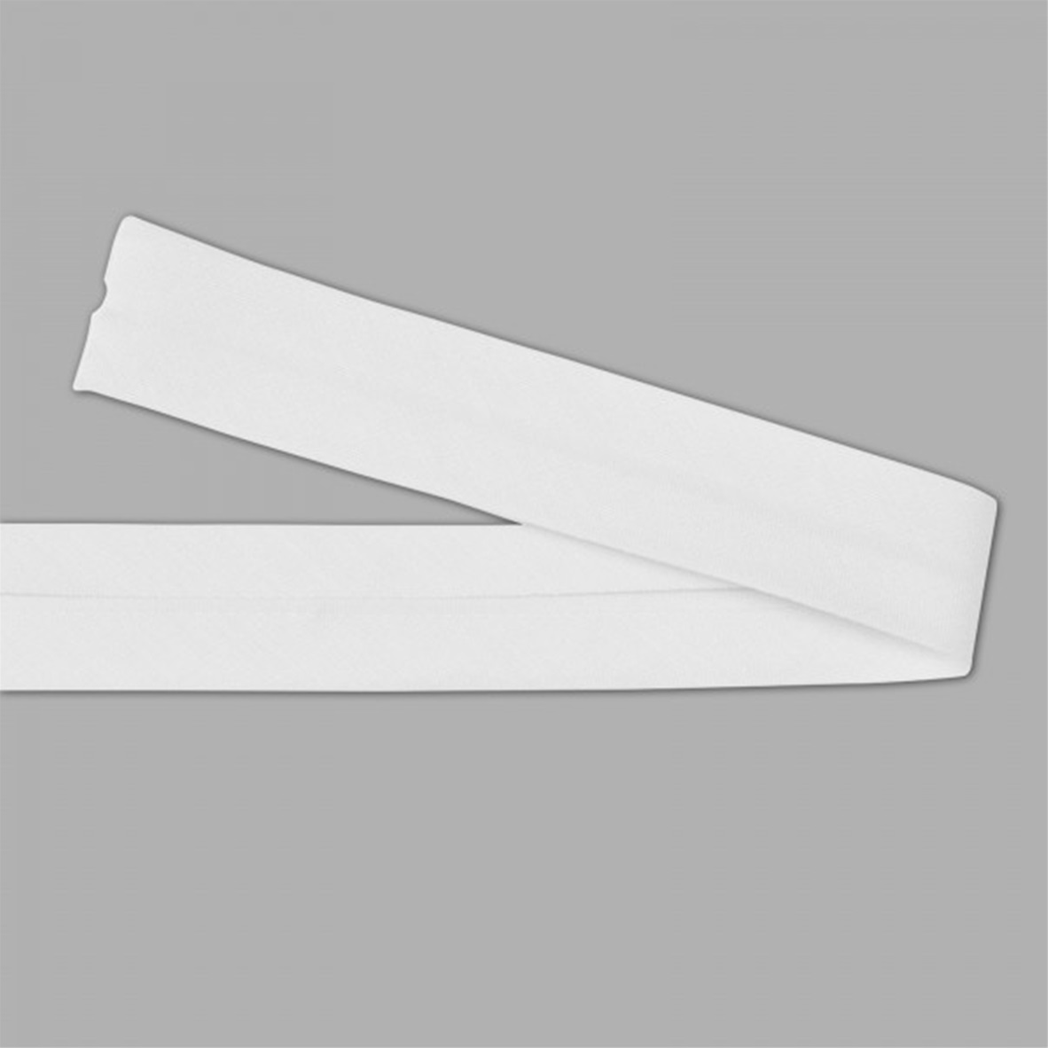 Effen biaisband Wit/White