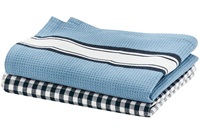 Delhi Blue tea towel set