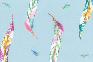 Afbeelding van Miu feathers voile