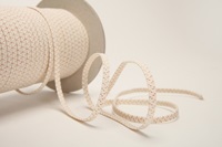 Ecru Elastic Ribbon 5 mm-2