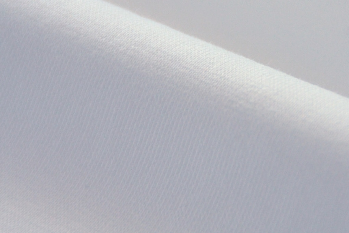 White (Optical White) boordstof 1x1 (met elastan) (SALE) 