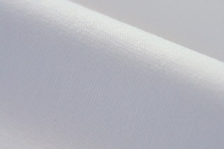 Picture of White (Optical White) wristband fabric 1x1 (with elastane)