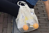 Natural granny bag/string bag-2