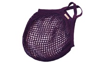 Plum granny bag/string bag