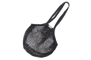 Picture of Black Granny bag/string bag (long handle)