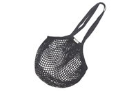 Anthracite Granny bag/string bag (long handle)