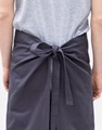 Long apron - anthracite canvas 