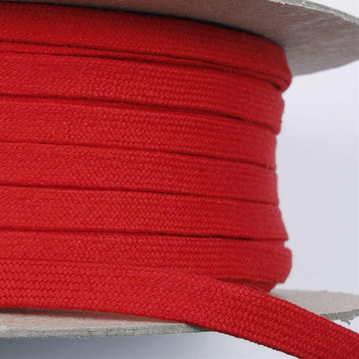 Flat cord 10 mm Rood/Red