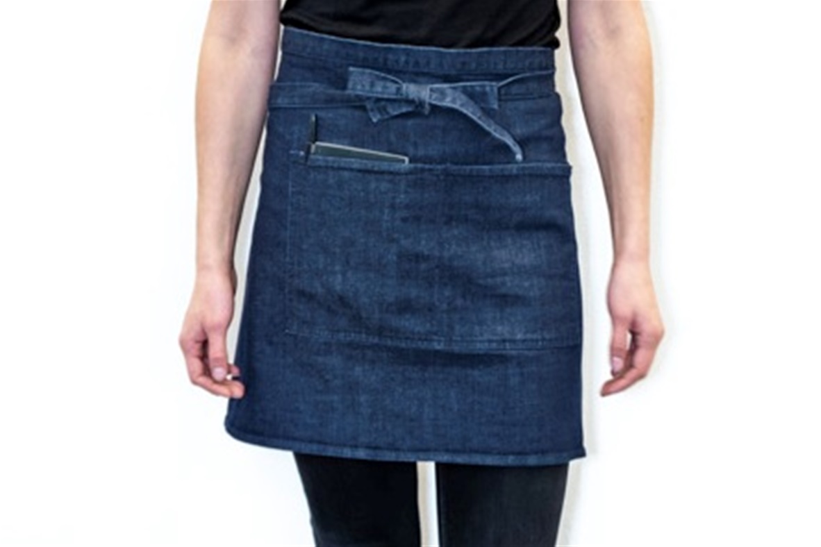 Short apron - heavy denim 