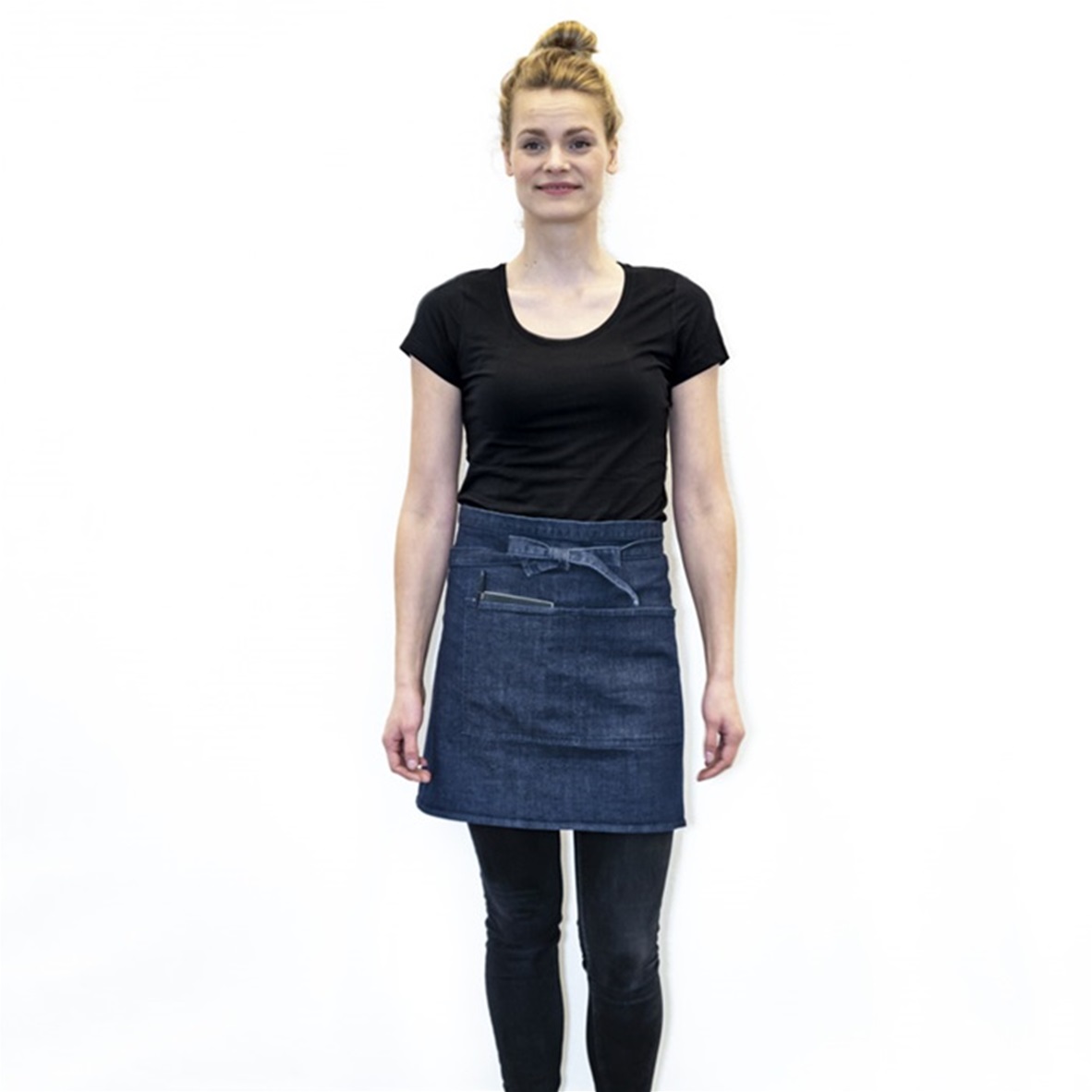 Short apron - heavy denim 
