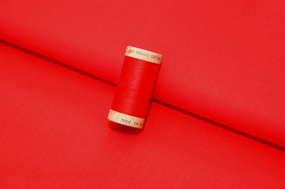 Bittersweet Red voile (SALE) 