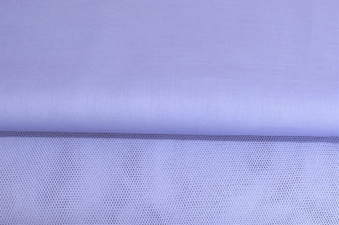 Periwinkle paars soft tule voile-tule