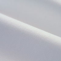 White (Optical White) wristband fabric 1x1 (with elastane) (SALE)-2
