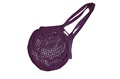 Plum Granny bag/string bag (long handle) (SALE) 