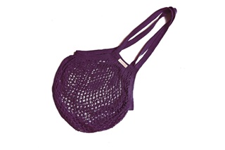 Picture of Plum Granny bag/string bag (long handle) (SALE)