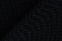 Zwarte boordstof 1x1 (met elastan) (SALE)