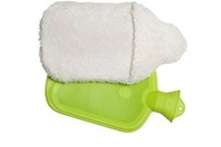 Hot water bottle including plush cover (small)