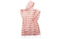 Blush Pink striped poncho 