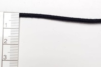 Black Elastic Cord 2,2 mm-2