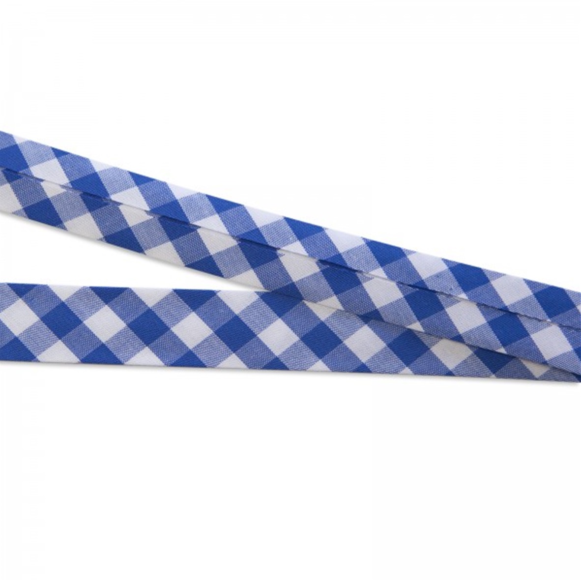 Check bias binding (SALE) Nautical Blue