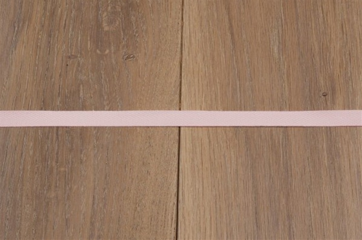 Visgraat lint - keperband 10 mm (201) (SALE) roze/pink