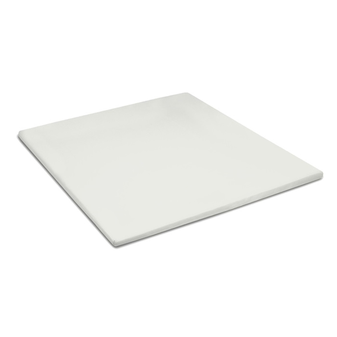 Ivory topper hoeslaken (dun matras) satijn 