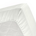 Ivory fitted sheet sateen 