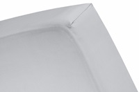 Light Grey fitted sheet sateen