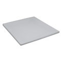 Light Grey topper fitted sheet (thin mattress) sateen 