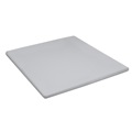 Light Grey topper hoeslaken (dun matras) satijn 