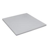 Light Grey topper fitted sheet (thin mattress) sateen-2