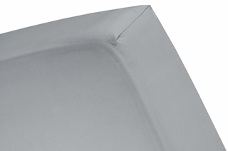 Afbeelding van Grey topper hoeslaken (dun matras) satijn