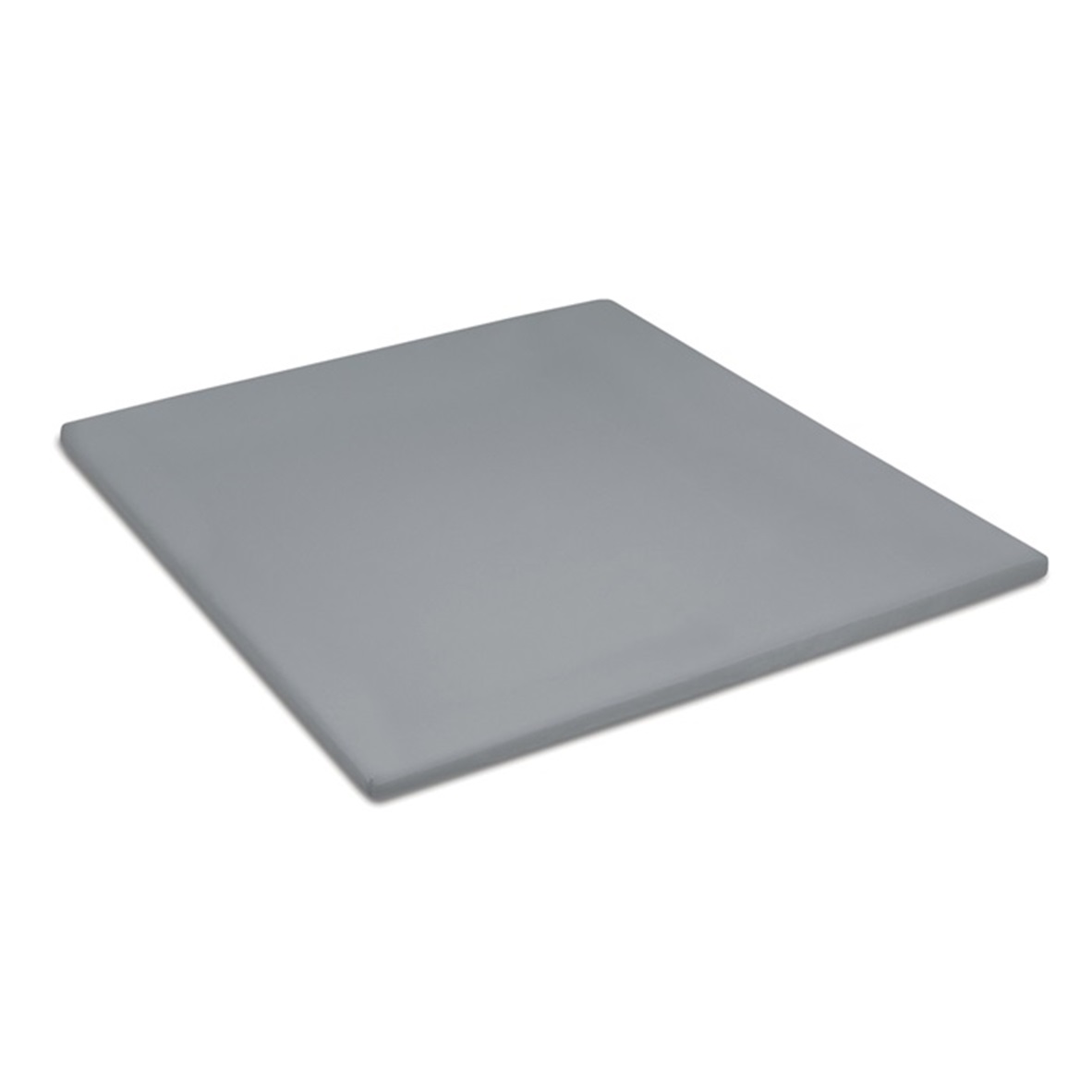 Grey topper hoeslaken (dun matras) satijn 