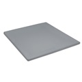 Grey topper hoeslaken (dun matras) satijn 