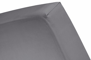 Picture of Anthracite fitted sheet sateen