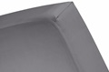 Anthracite topper fitted sheet (thin mattress) sateen 