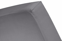 Anthracite topper fitted sheet (thin mattress) sateen