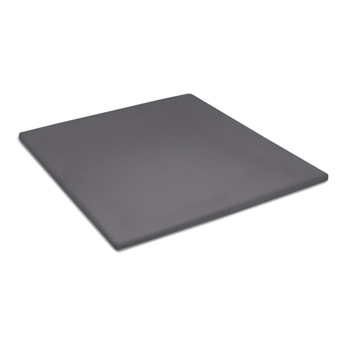 Anthracite topper fitted sheet (thin mattress) sateen 